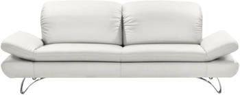 Places of Style 3-Sitzer San Angelo weiß 232x96x95cm NaturLEDER (echtes Rindsleder), Luxus-Microfaser