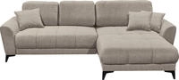 ED EXCITING DESIGN Ecksofa "Bern L-Form" mit Bettfunktion, Bettkasten & 3 Zierkissen