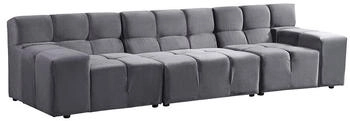 Home Deluxe Modulares Ecksofa ORLENA Samt Modulsofa