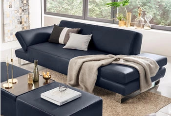 Willi Schillig 2-Sitzer taboo 202x76x91 cm Longlife Xtra-Leder Z59 mit Armlehnenverstellung blau (blau z59)