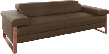 Willi Schillig 2,5-Sitzer finn 230x71x106 cm Stoff S37 ohne Kopf/-ohne Sitztiefenverstellung braun (mocca s37)