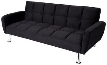 MCW Sofa -K19 schwarz schwarz 203x81x93 cm
