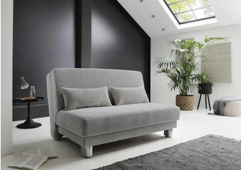 INOSIGN Schlafsofa Gina grau 120x86x195cm mit einem Handgriff vom Sofa zum Bett grau