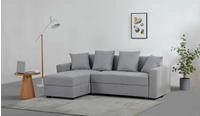 Ecksofa "KILLAM, 217 cm, L-Form, mit Schlaffunktion u. Bettkasten"...