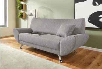 INOSIGN 2-Sitzer Saltare grau 174x78x82cm Kunstleder SOFTLUX Luxus-Microfaser ALCAZAR Feinstruktur hellgrau