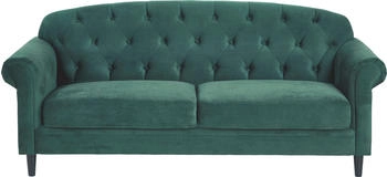 Atlantic Home Collection 2-Sitzer Carla 212x87x89cm Samtvelours in Samtverloursbezug mit Stauraum unter der Sitzfl&auml;che gr&uuml;n