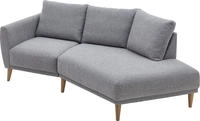 ATLANTIC home collection 2,5-Sitzer "Elvis" Polsterecke mit offenem Ende im