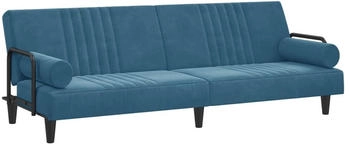 vidaXL Schlafsofa Mit Armlehnen Samt Rosa (351897)