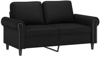 vidaXL 2-Sitzer-Sofa Kunstleder Cappuccino 60 cm Cappuccino (359498)