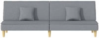 vidaXL Schlafsofa Dunkelgrau Stoff
