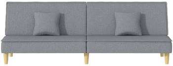 vidaXL Schlafsofa Stoff Dunkelgrau (351901)