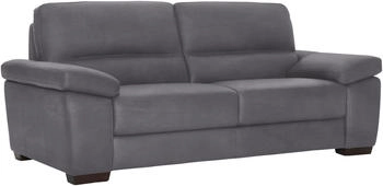 Calia Italia 3-Sitzer Gaia, Sofa edlen Design erstklassigem grau ash 210x92x97cm Luxus-Microfaser Ginevra