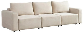 Home Deluxe Schlafsofa Modulares Schlafsofa VINA M Cordsofa Couch Ecksofa 295x85 cm