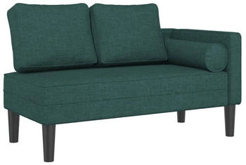vidaXL Chaiselongue Chaiselongue Dunkelgrün Stoff (4007582)