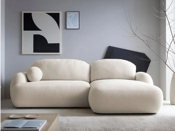 Mirjan24 Ecksofa Mayo Ausziehautomatik DL Boucle 275x90x175 cm