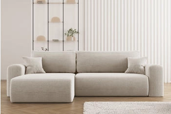 Kaiser Möbel Ottomane Stauraum Bettzeug Capri Stoff Poso Beige