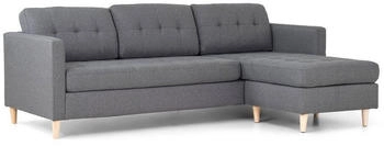 ebuy24 Sofa Marino Chaiselongsofa gewe Hellgrau 219x80x151 cm