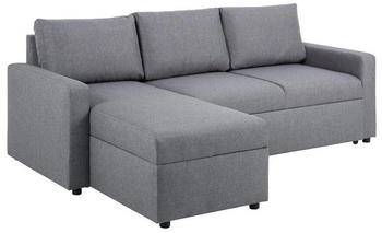 ebuy24 Schlafsofa Sander-Schlafsofa Ottomane Aufbewahrung A Grau 218x84x155 cm