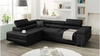 Kreative Furniture & Design Ecksofa Miami L-Form Links 272x203x88 cm dunkelgrau
