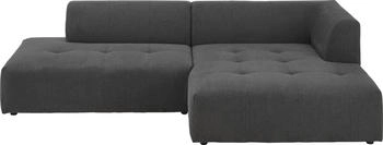 Atlantic Home Collection 3-Sitzer Leonardo 269x70x153cm Ottomane mit XXL-Liegefl&auml;che anthrazit