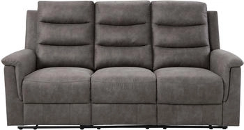 Atlantic Home Collection 3-Sitzer 198x104x96cm PES grau