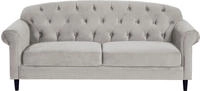 ATLANTIC home collection 2-Sitzer "Carla" in Samtverloursbezug, mit Stauraum...