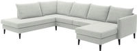 ATLANTIC home collection Wohnlandschaft "Rekvik U-Form" mit...