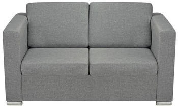 vidaXL Sofa Stoff Dunkelgrau 2-Sitzer Dunkelgrau (243583)