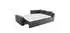 luma-home Ecksofa mit Schlaffunktion 260x181x88 cm anthrazit/grau