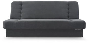 Möblo Schlafsofa Cyprus Kippsofa Clic-Clack Dunkelgrau - SORO 96 192x85x92 cm