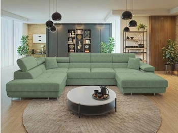 Mirjan24 Wohnlandschaft Torezio Bis Cord U-Form Poso 47 346x90x203 cm