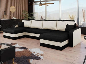 Mirjan24 Wohnlandschaft Kris U drei U-Form Set Mikrofaza 0015 + Mikrofaza 0031 304x80x140 cm