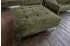 Kawola Schlafsofa WIOLO Sofa Daybed Stoff Velvet moosgrün 240x80x110 cm