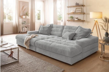 Kawola Big-Sofa LANA Stoff grau 296x83x178 cm