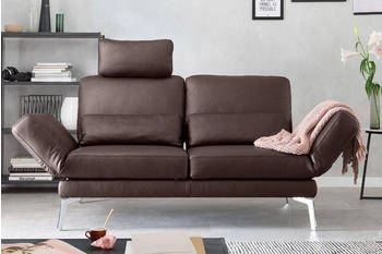 Kawola 2-Sitzer-HURRICANE Sofa Leder-braun 170x87x93 cm