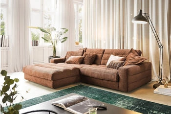 Kawola Ecksofa LANA Sofa Cord Recamiere rost 296x83x205 cm