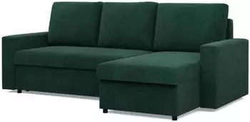 Mebligo Neo 231x85x140cm Cord dunkelgrün