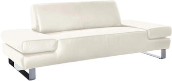 Willi Schillig 2-Sitzer taboo 202x76x91 cm Longlife Xtra-Leder Z59 mit Armlehnenverstellung weiß (weiß z59)