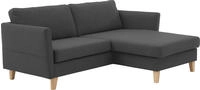 ATLANTIC home collection Ecksofa "Mailo L-Form" mit Seitentaschen, Recamiere