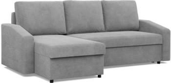Mebligo Neo 231x85x140cm Cord hellgrau