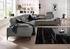Willi Schillig Ecksofa valentinoo 318x83x298 cm Chenille-Flachgewebe R66 langer Schenkel links mit Sitztiefenverstellung grau (grey r66)