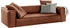 Willi Schillig 3-Sitzer around-the-block 260x66x104 cm Longlife Xtra-Leder Z69 braun (cognac z69)