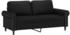vidaXL 2-Sitzer-Sofa Mit Zierkissen Kunstleder Grau 120 cm Grau (3200927)
