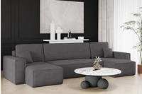 Ecksofa Mit Schlaffunktion Und Bettkasten, Sofa U-form, Couch U-form Best Cord