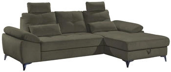 Stella Trading ED EXCITING DESIGN Ecksofa Auckland, mit Schlaffunktion & Bettkasten, lindgrün