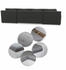 Sofnet Wohnlandschaft Faris U, mit Schlaffunktion und Bettkasten, Ecksofa, U-Form Couch, Schlafsofa mit Wellenfeder, Madryt 128 + Inari 24