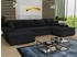 Sofnet Wohnlandschaft Faris U, mit Schlaffunktion und Bettkasten, Ecksofa, U-Form Couch, Schlafsofa mit Wellenfeder, Kronos 07