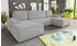 Sofnet Wohnlandschaft Totti U, mit Schlaffunktion und Bettkasten, U-Form Couch, Cord Stoff, Schlafsofa mit Wellenfeder, Poso 110