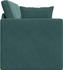 vidaXL Boden Schlafsofa 2-in-1 Dunkelgrün 213x144x60 cm Samt (4106728)