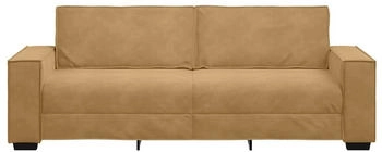 vidaXL 3-Sitzer-Sofa Braun 180 cm Samt (4105037)